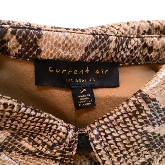 Anthropologie Snakeskin Print Jacket - Picture 6 of 9